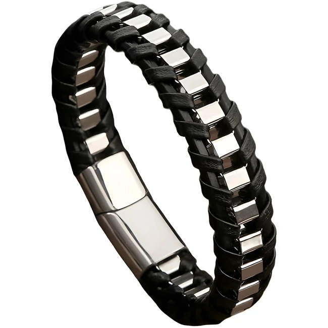 комбінований чоловічий браслет