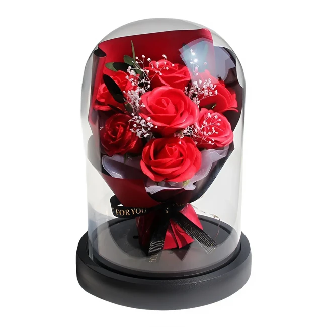 светильник с розами