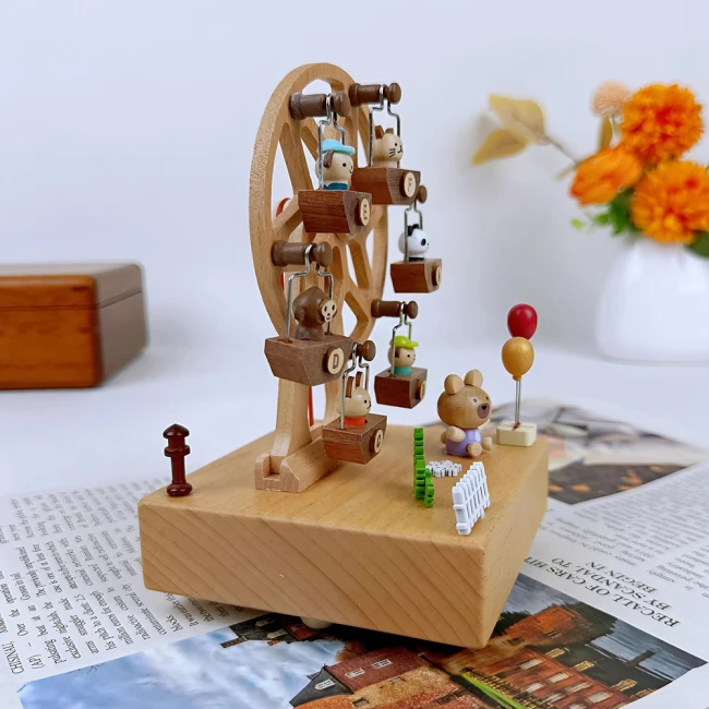 колесо обозрения с музыкой