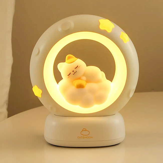 настольный светильник-кот