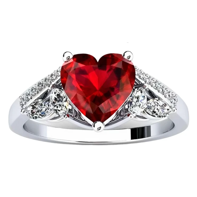 каблучка з серцем