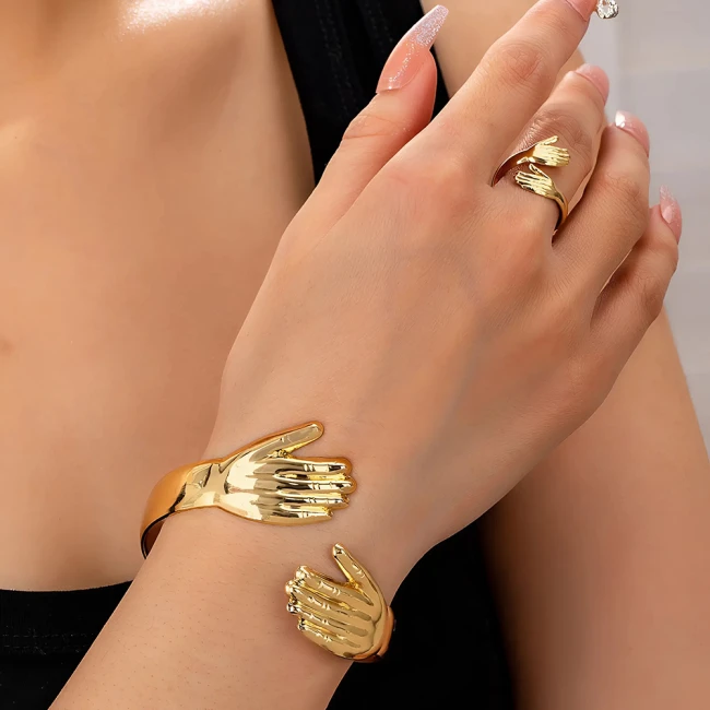 комплект с браслетом и кольцом