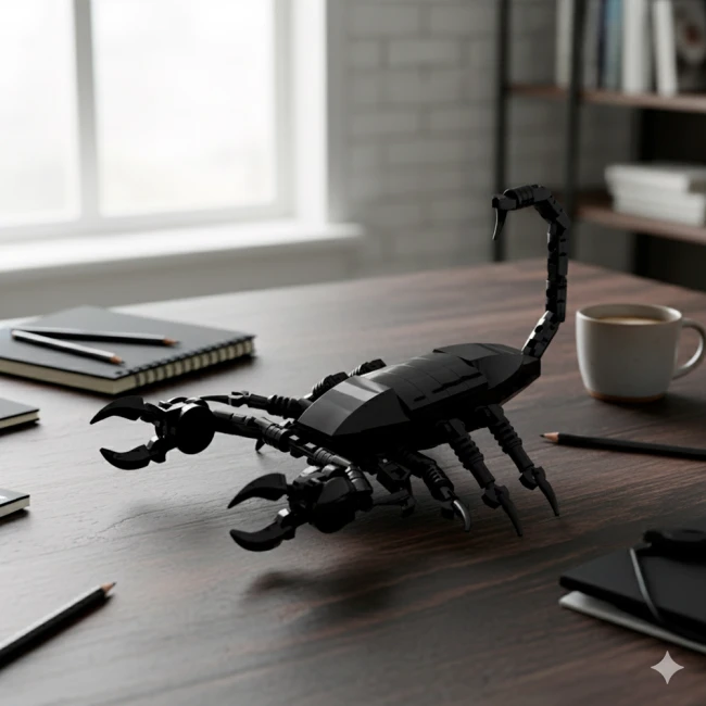 скорпіон із конструктора