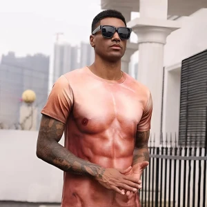 Футболка с 3д принтом мужской торс футболка с 3д принтом