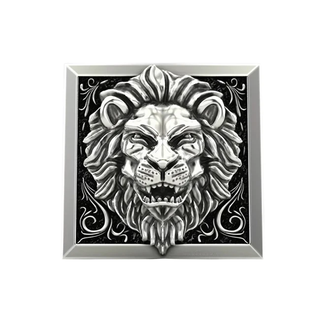 кольцо с головой льва