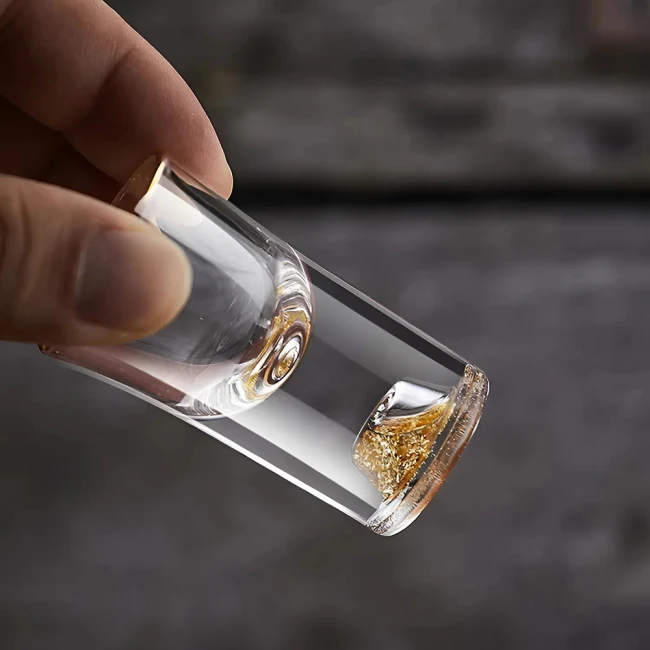 чарки з позолотою