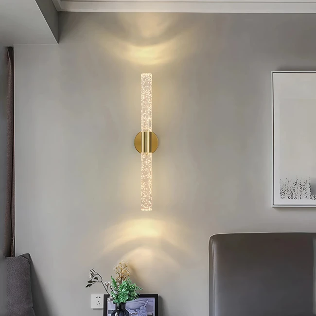 настінний світильник з бульбашками