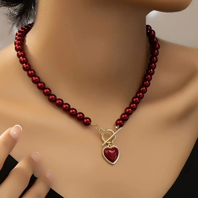 ожерелье с сердцем