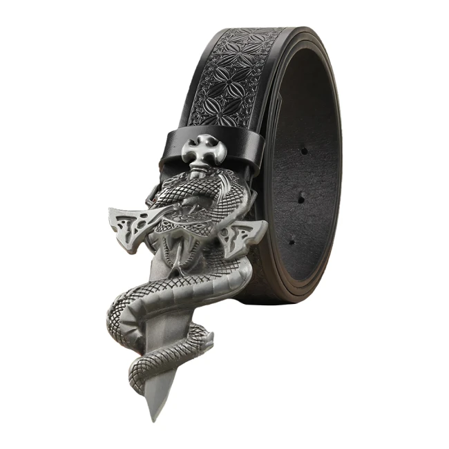 ремень с тиснением