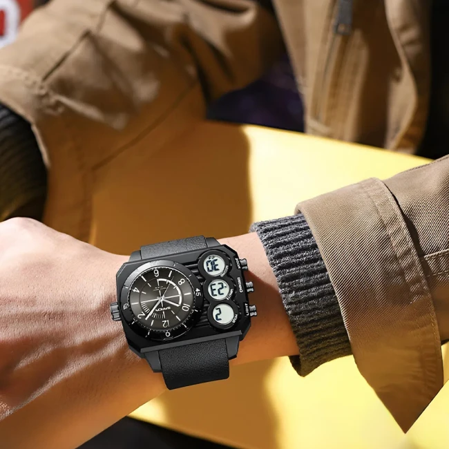 годинник з широким ремінцем