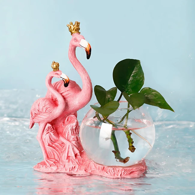 прозора ваза-куля