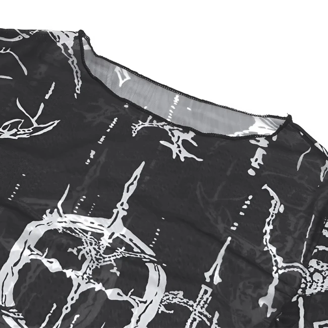 напівпрозорий лонгслів