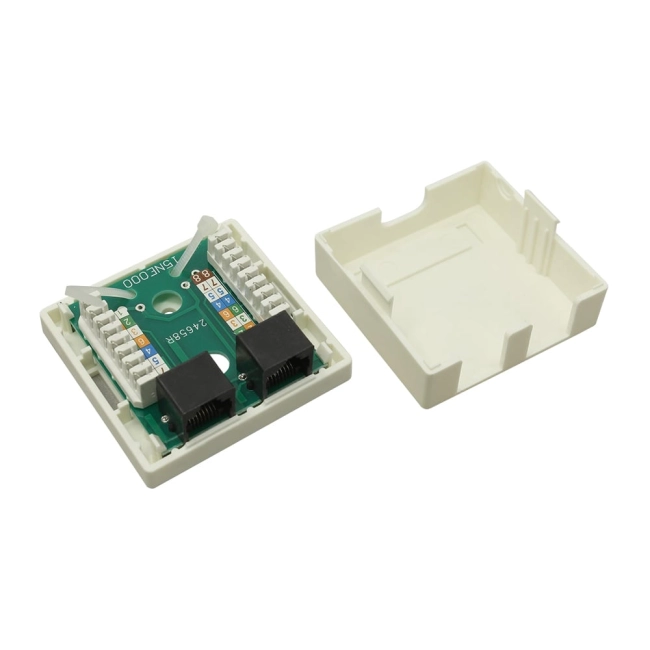 розетка utp rj-45 2 портова
