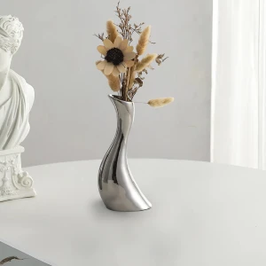 Вигнута декоративна ваза для сухоцвіту декоративна ваза