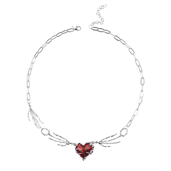 ожерелье с сердцем