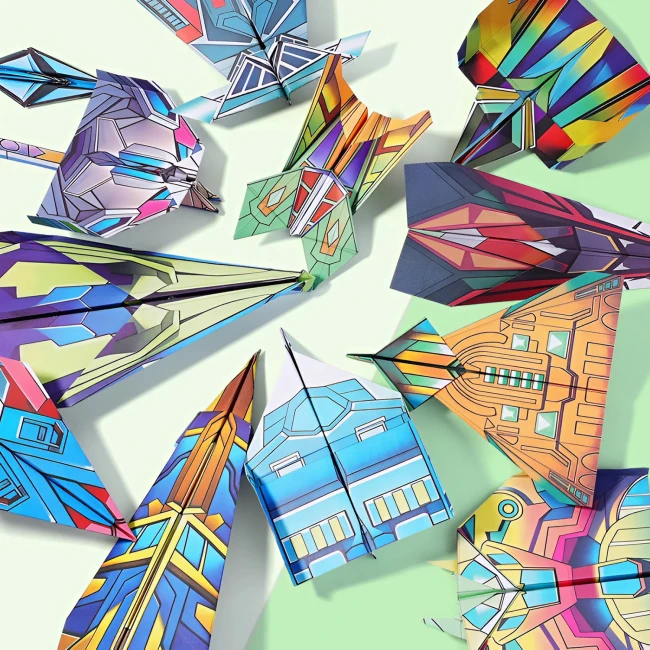 кольоровий папір для орігамі