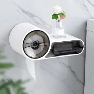 Настінний самоклеючий тримач для туалетного паперу тримач для туалетного паперу