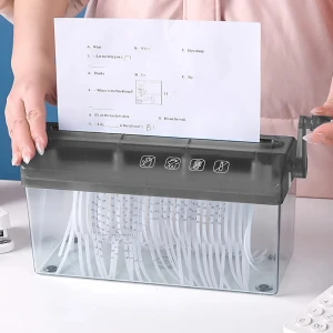 Настільний ручний шредер для паперу А4 шредер для паперу