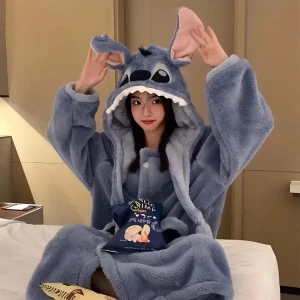 Теплая пижама Стич теплая пижама