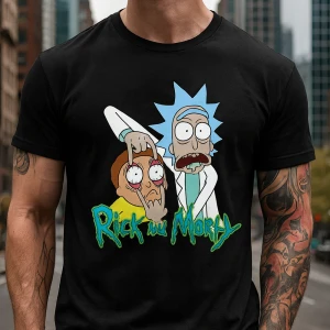 Чоловіча футболка з принтом Рік і Морті чоловіча футболка з принтом