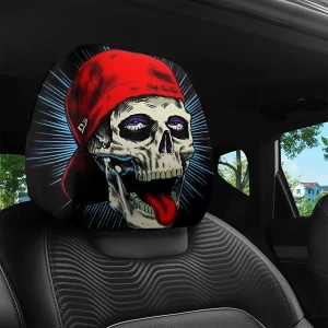 Чохли на підголівники з зображенням скелета (2 шт) чохли на підголівники