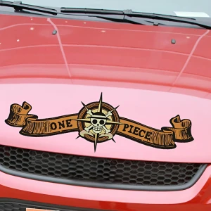 Наклейка на авто с логотипом One Piece наклейка на авто