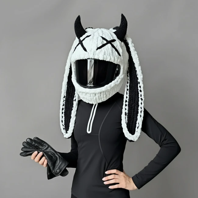 в'язаний чохол на шолом