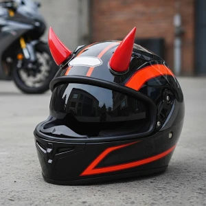 Роги на шолом мотоцикла на присосці (2 шт) роги на шолом