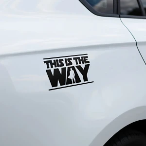 Наклейка на авто Мандалорец наклейка на авто