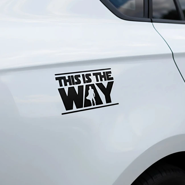 наклейка на авто