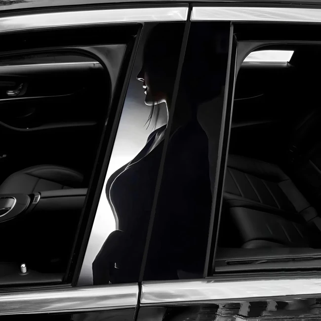 наклейки на стійки авто