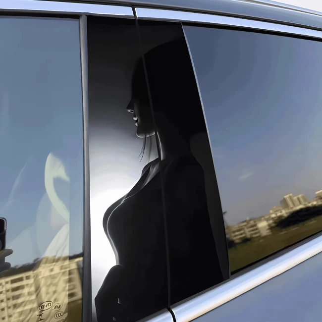 наклейки на стійки дверей