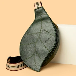 Жіноча сумка через плече у формі листа жіноча сумка через плече