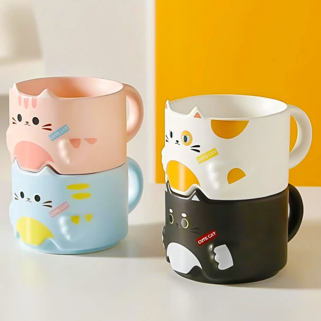 набір кухлів cats