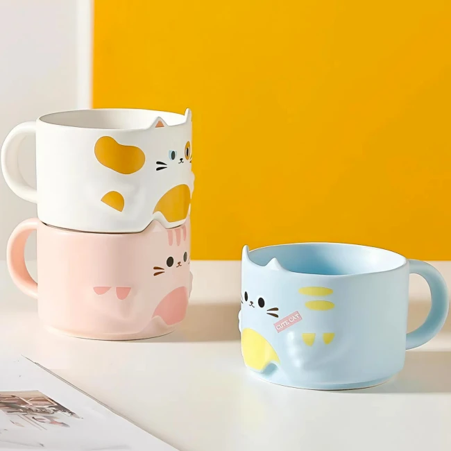 чашки у вигляді котів