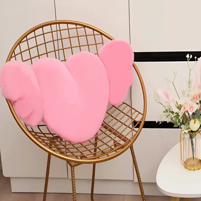 подушка сердце с крыльями