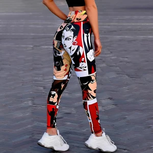 Жіночі легінси з принтом комікс Mafia жіночі легінси