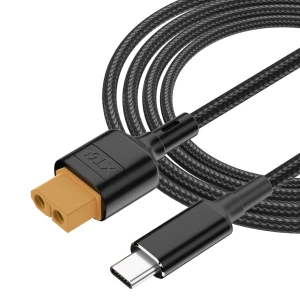 Кабель XT60 на Type-C для заряджання пристроїв ToolkitRC (100 Вт, 100 см) кабель живлення XT60 кабель Type-C XT60 перехідник Xt60 type-C