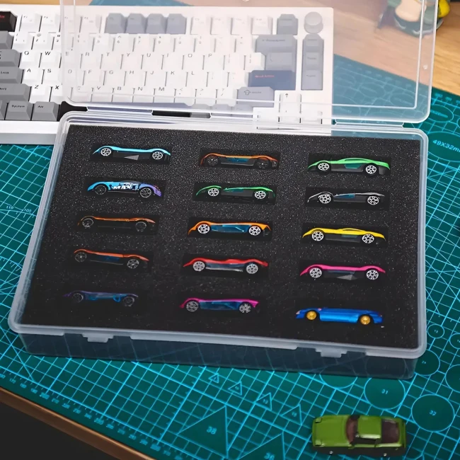 пластиковий органайзер для машинок