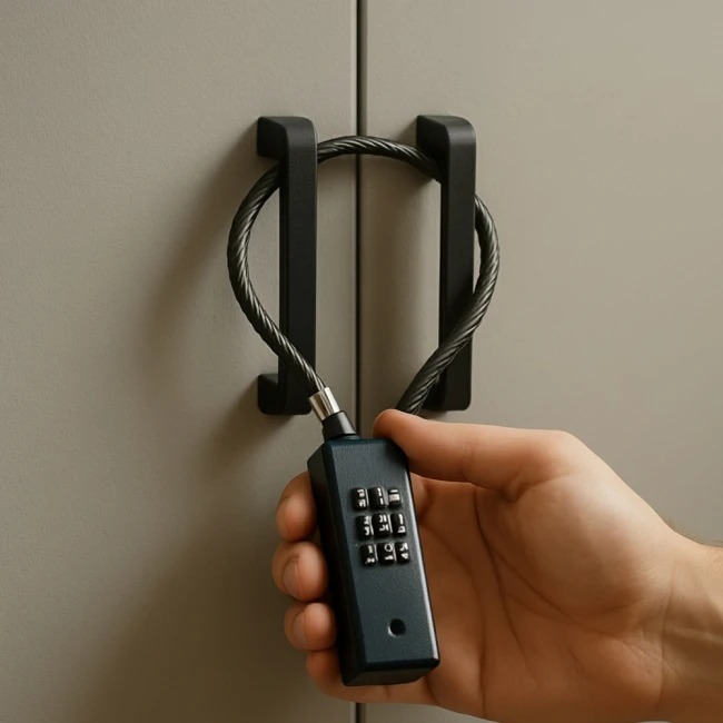 тросовый велозамок