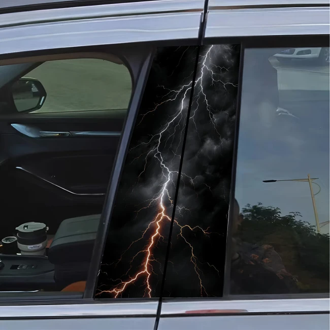 наклейки на стійки автомобіля