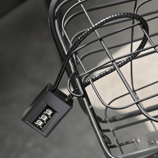 кодовий замок зі сталевим тросом