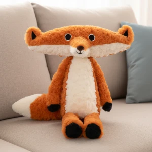 Мягкая игрушка плюшевый лис плюшевый лис