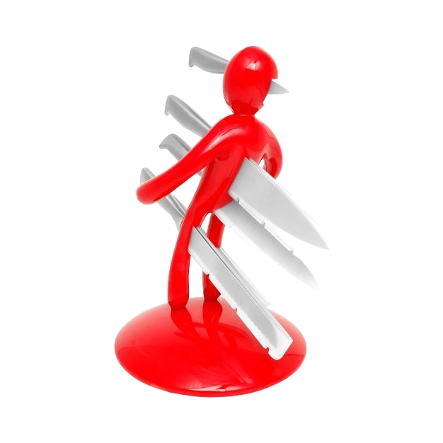 подставка для ножей в виде человека