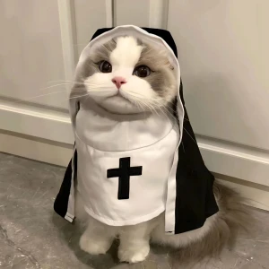 Костюм для кота Монахиня костюм для кота