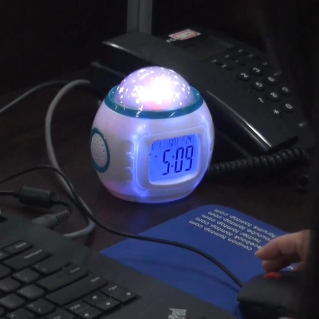 будильник проектор звездного неба с музыкой