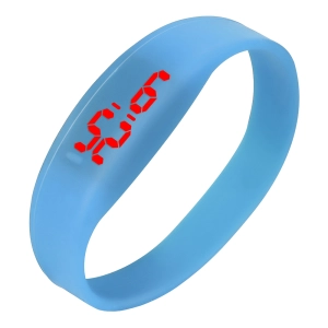 Спортивний цифровий LED годинник-браслет з силіконовим ремінцем спортивні силіконові led годинник