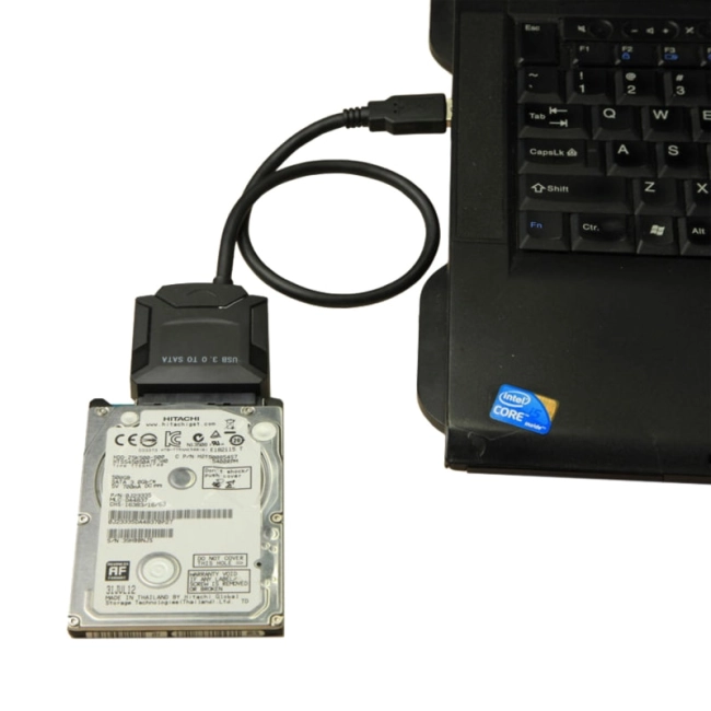 кабель адаптер usb 3.0 sata з блоком живлення
