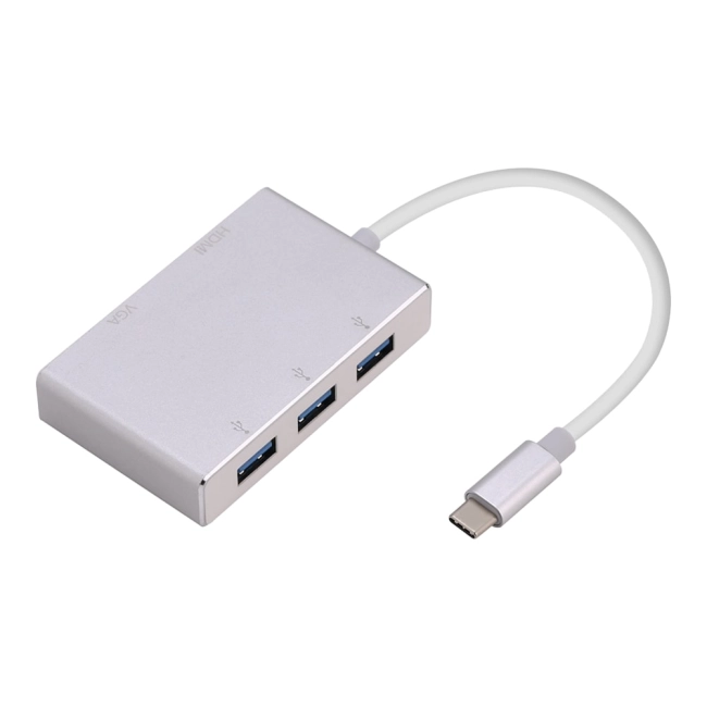 переходник usb type c hdmi vga hub