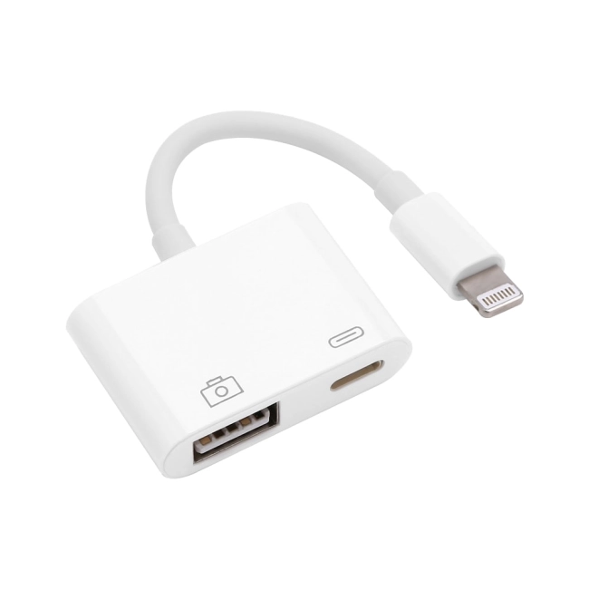 адаптер lightning для камеры usb